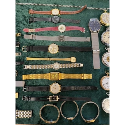 452 - Collection of Ladies & Gentlemen's Wristwatches, leather and bracelet straps, various makes and styl... 