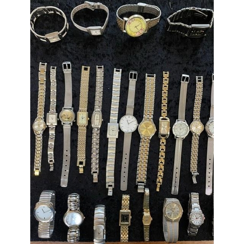 454A - Collection of Ladies Fashion Wristwatches, all fitted with new batteries and in working order, all b... 