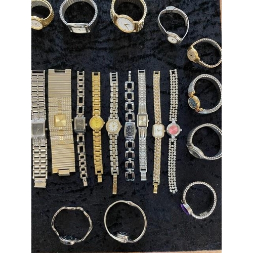 454A - Collection of Ladies Fashion Wristwatches, all fitted with new batteries and in working order, all b... 