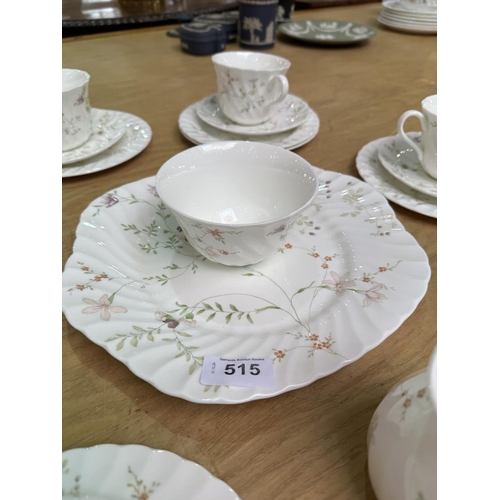 592 - Wedgwood 'Campion' Afternoon Tea Set, comprising six cups, saucers and side plates, a milk jug and s... 