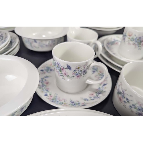 710 - Wedgwood Tea Service 'Angela'.  Numbered R4648.  61 pieces in total, comprising six tea cups, saucer... 