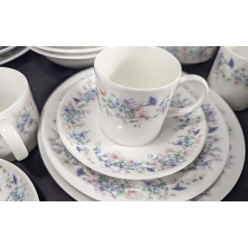 710 - Wedgwood Tea Service 'Angela'.  Numbered R4648.  61 pieces in total, comprising six tea cups, saucer... 