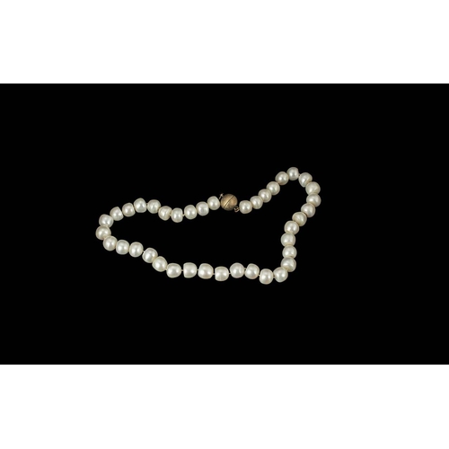 330 - Collection of Quality Pearl Necklaces. Various Sizes and Colours.