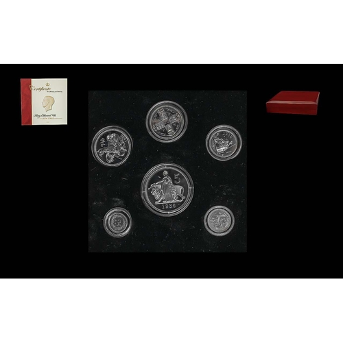 222 - King Edward VIII 1936 New Strike Pattern Set ( 6 ) Coins. Issued by the London Mint Office, Purity- ... 