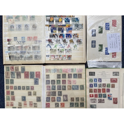 1387 - Stamp Interest - Box of Stamp Albums & Stock Books, some GB.