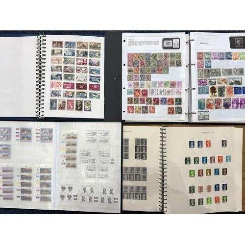 1398 - Stamp Interest - Box of Ten Stamp Albums, and stock books from around the world.