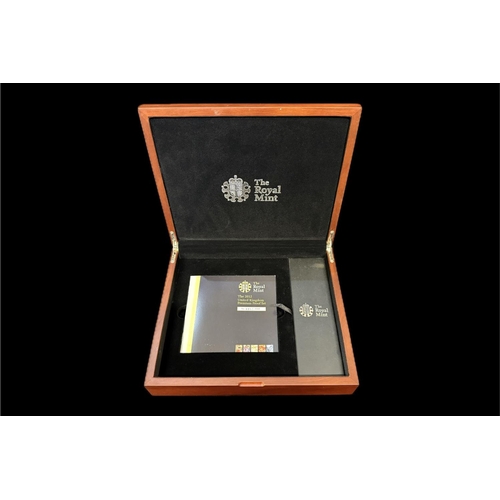 434 - The Royal Mint 2012 United Kingdom Premium Proof Collection, in fitted wooden box and with outer box... 