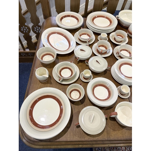 602 - Susie Cooper Interest. Large Collection of Susie Cooper Part Dinner Service. Comprises Cups & Saucer... 