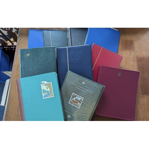 1408A - Ten Different Stamp Albums.