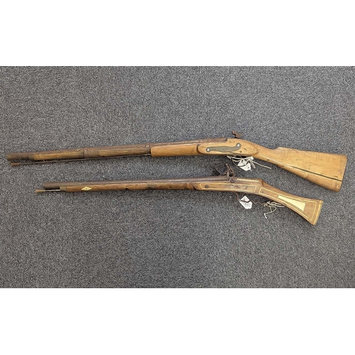 1310 - Two 19th Century Rifles, both in need of restoration, display purposes only.