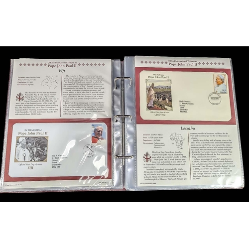 1462 - Postal Commemorative Society Official Tribute to Pope John Paul II, first day covers.