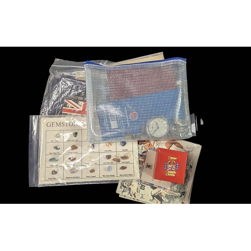 1482 - Interesting Box of Collectables. Includes Various Collectable Coins, ' Dunkirk ' Read all about It N... 