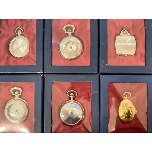 443 - Collection of 19 Boxed Pocket Watches, all as new.