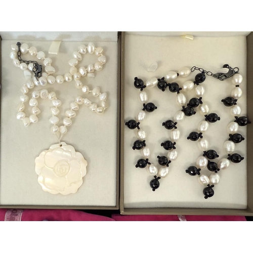 452 - Collection of Honora Collection & Lola Rose Beads & Pearls, mostly with named gift bags/boxes.  Good... 