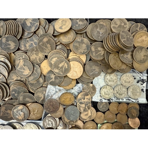 470A - Collection of Coins, including  half crowns, crowns, two shillings, sixpences, three penny pieces, s... 