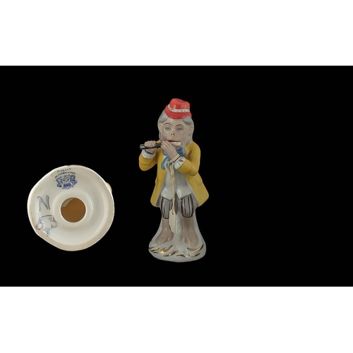 558 - A Fine Collection of Assorted Hand Painted Porcelain 19th Century Monkey Band Figures, Various Facto... 