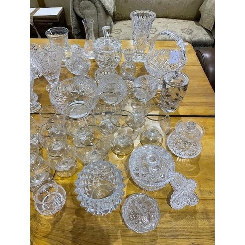 774 - Three Boxes of Quality Heavy Cut Glass & Lead Crystal Items, including vases, bowls, trinket boxes, ... 