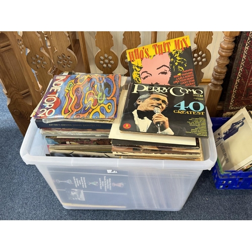 1498 - Large Quantity of Albums, EP's and 12'' Records, approx. 1200,  together with approx. 400 45's.  Var... 