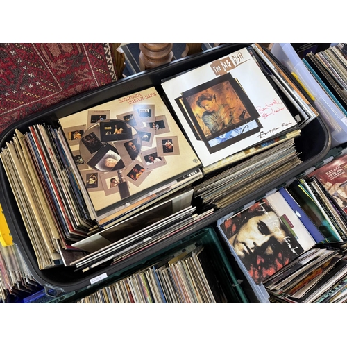 1498 - Large Quantity of Albums, EP's and 12'' Records, approx. 1200,  together with approx. 400 45's.  Var... 