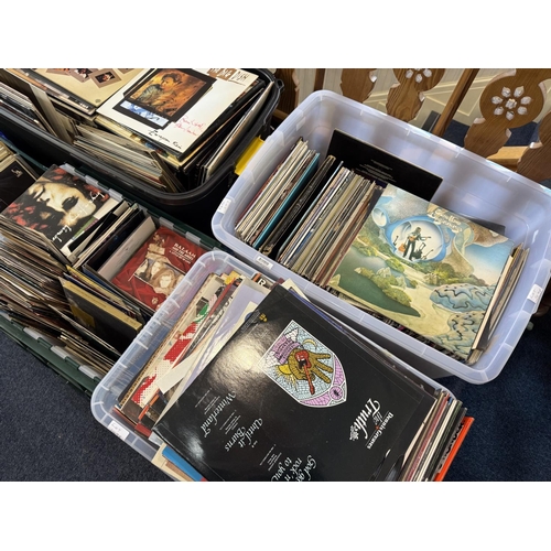 1498 - Large Quantity of Albums, EP's and 12'' Records, approx. 1200,  together with approx. 400 45's.  Var... 