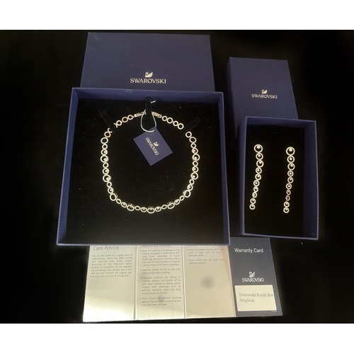 432 - Good Collection of Swarovski Jewellery. Includes Necklace with Matching Bracelet and Drop Set Earrin... 