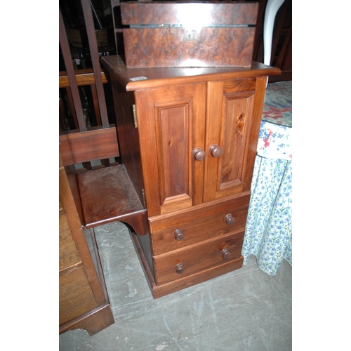 147 - Pine bedside cabinet