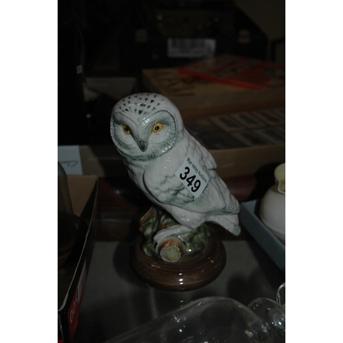 349 - Studio pottery owl