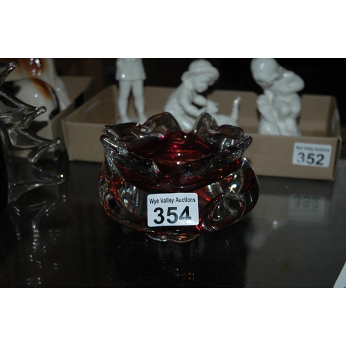 354 - Murano glass bowl