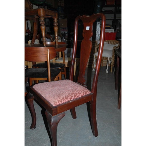 107 - Set of 4 dining chairs