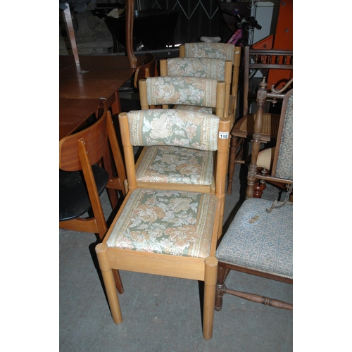 118 - Set of 4 chairs