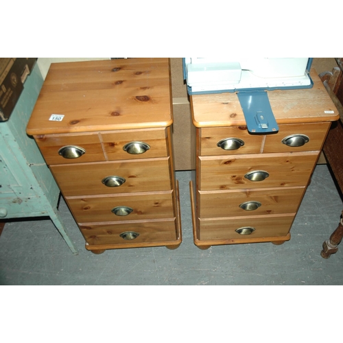 150 - Pair of pine chests