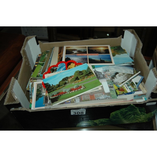 308 - Box of postcards