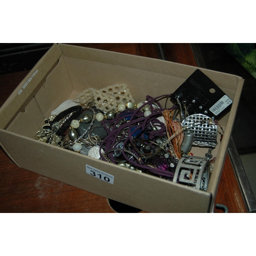 310 - Box of costume jewellery