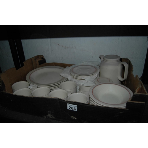 266 - Box of china