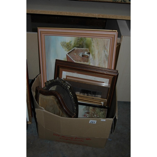 291 - Box of pictures