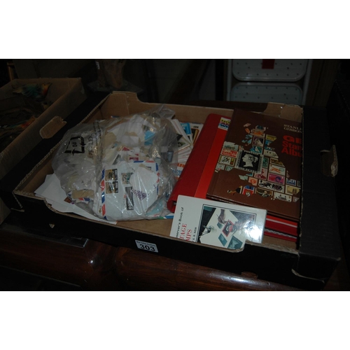 303 - Qty of stamps & albums