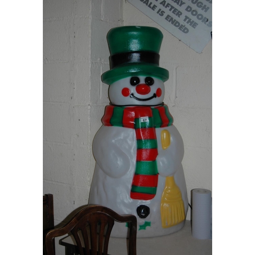 67 - Illuminated snowman