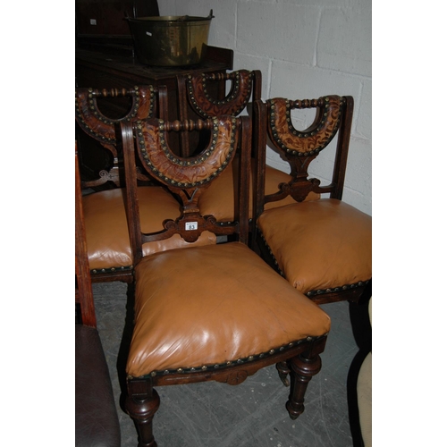 83 - Set of 4 dining chairs