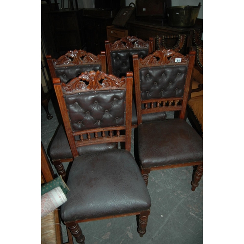 84 - Set of 4 chairs