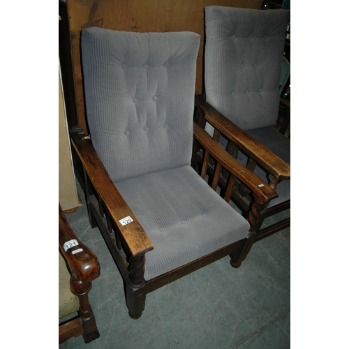 120 - Oak armchair