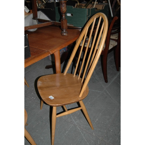 125 - Set of 4 Ercol chairs