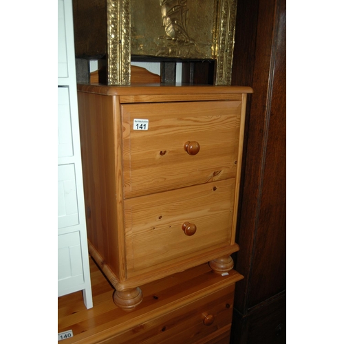 141 - Pine bedside