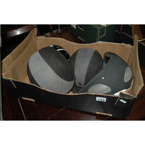 158 - Box of helmets