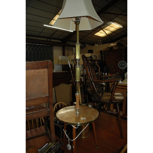 162 - Retro table with lamp