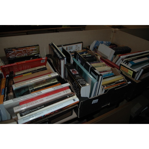 233 - 3 boxes of books