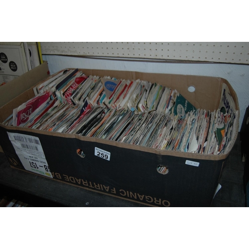 259 - Box of 45rpm records