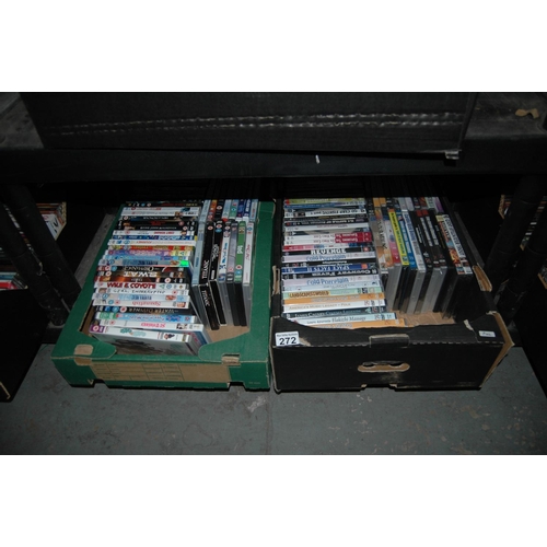 272 - 2 boxes of dvds