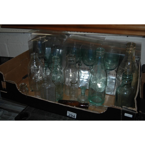 294 - Box of glassware