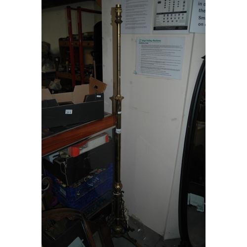 310 - Brass lamp stand