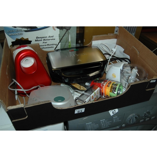 63 - Box of kitchenware